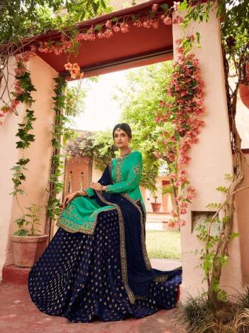 RADHA TRENDZ SARDARNI VOL 2 GEORGETTE SHARARA SUIT WHOLESALER